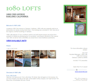 Tablet Screenshot of 1080lofts.net